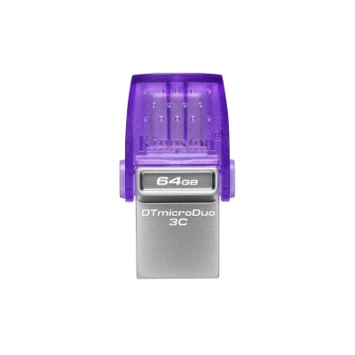 Pendrive Kingston DataTraveler microDuo 3C 64 GB USB A 3.2 USB C 3.2 viola