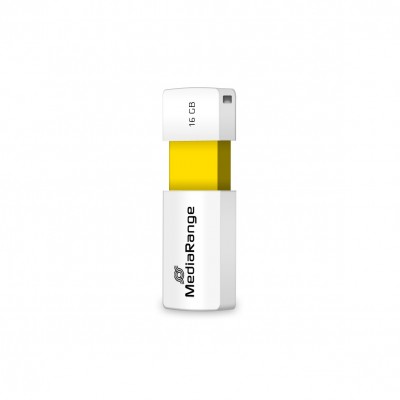 Pendrive MediaRange Color Edition 16 GB USB A 2.0 bianco giallo