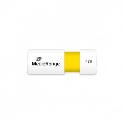 Pendrive MediaRange Color Edition 16 GB USB A 2.0 bianco giallo