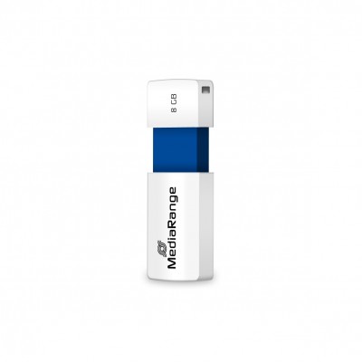 Pendrive MediaRange Color Edition 8 GB USB A 2.0 bianco blu