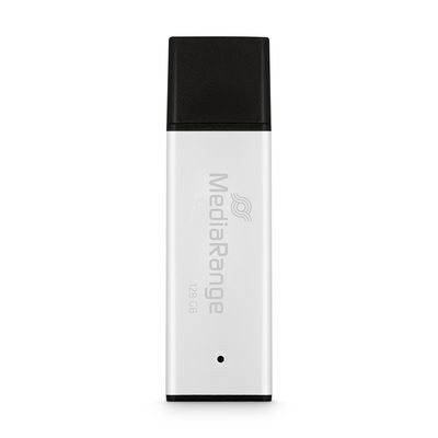 Pendrive MediaRange High performance 128 GB USB A 3.2 argento nero