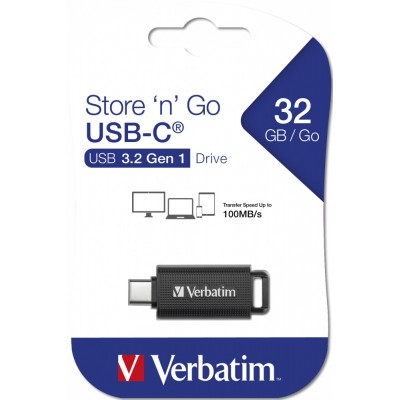 Pendrive Verbatim Store 'n' Go USB C 32 GB USB C 3.2 nero