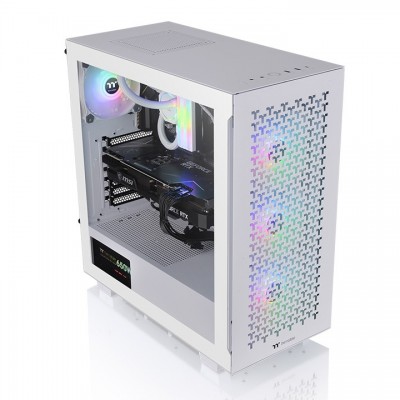 Case Thermaltake V350 TG ARGB Air Bianco