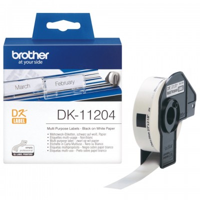 Etichetta Brother DK-11204 17x54 mm