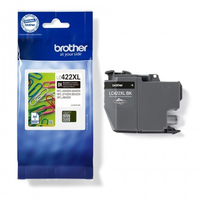 Cartuccia Brother d'inchiostro nero LC422XLBK LC-422XLBK ~3000 pagine