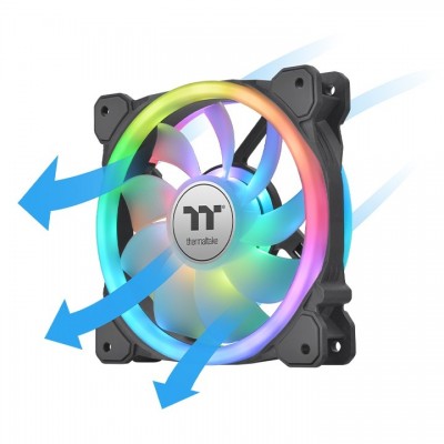 Ventole Thermaltake Swafan 12 Premium 120mm confezione da 3