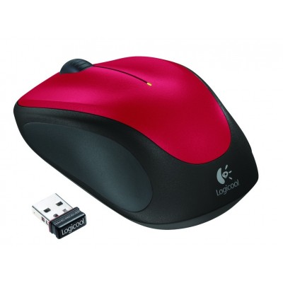 Mouse Logitech M235 Wireless rosso