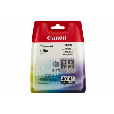 Canon Multipack nero   differenti colori PG40 + CL41 0615B043 PG40 + CL41