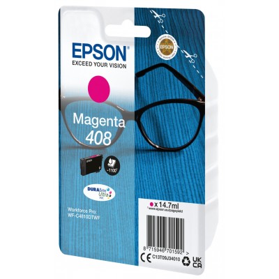 Cartuccia Epson d'inchiostro magenta C13T09J34010 408 ~1100 pagine 14,7ml