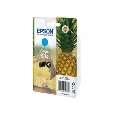 Cartuccia Epson d'inchiostro ciano C13T10G24010 604 ~130 pagine 2,4ml