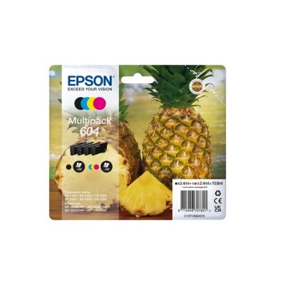 Multipack Epson nero   ciano   magenta   giallo C13T10G64010 604 ~540 pagine 2,4ml