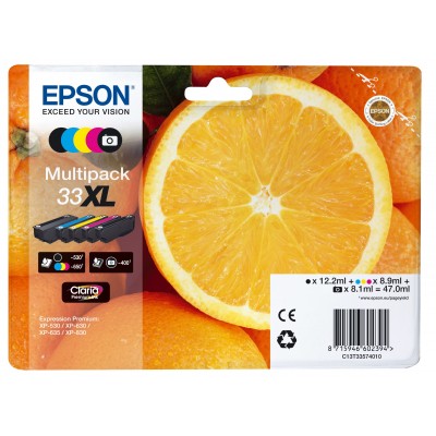 Cartucce Multipack Epson nero   ciano   magenta   giallo   Nero C13T33574011 T3357 5