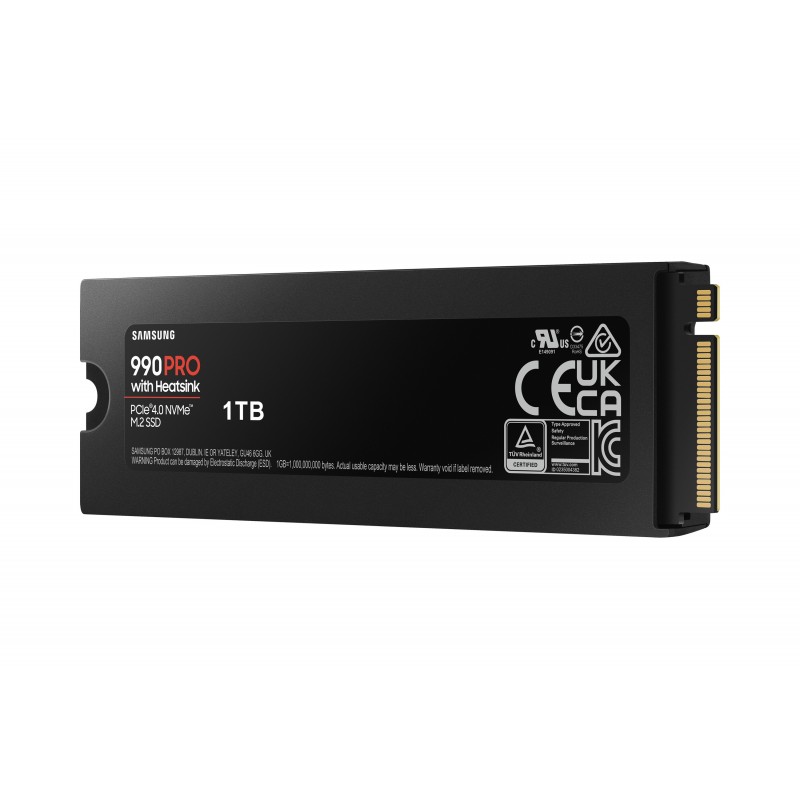 SSD Samsung NVMe serie 990 PRO PCIe 4.0 M.2 1 TB Heatsink