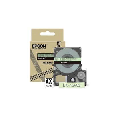 Nastro Epson Grigio su verde chiaro LK4GAS C53S672105