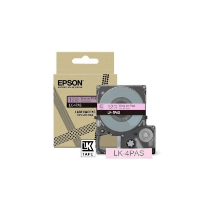 Nastro Epson Grigio su Rosa LK4PAS C53S672103