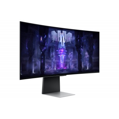 Monitor SAMSUNG Odyssey G8 S34BG850SU 34'' UWQHD USB-C AMD Free-Sync Premium OLED Argento