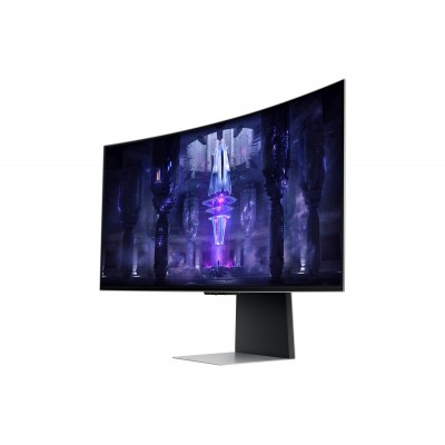 Monitor SAMSUNG Odyssey G8 S34BG850SU 34'' UWQHD USB-C AMD Free-Sync Premium OLED Argento