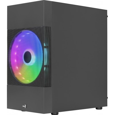 Case Aerocool Atomic Lite-G-BK-v1 Mini Tower Nero Vetro Temperato