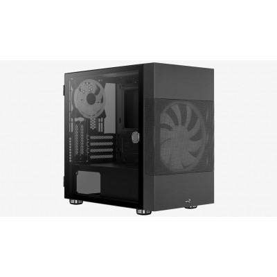 Case Aerocool Atomic v2 Mini Tower Nero Vetro Temperato Versione Con Staffa GPU