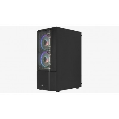 Case Aerocool Quantum Mesh v2 TG Nero Grigio Vetro Temperato Midi Tower