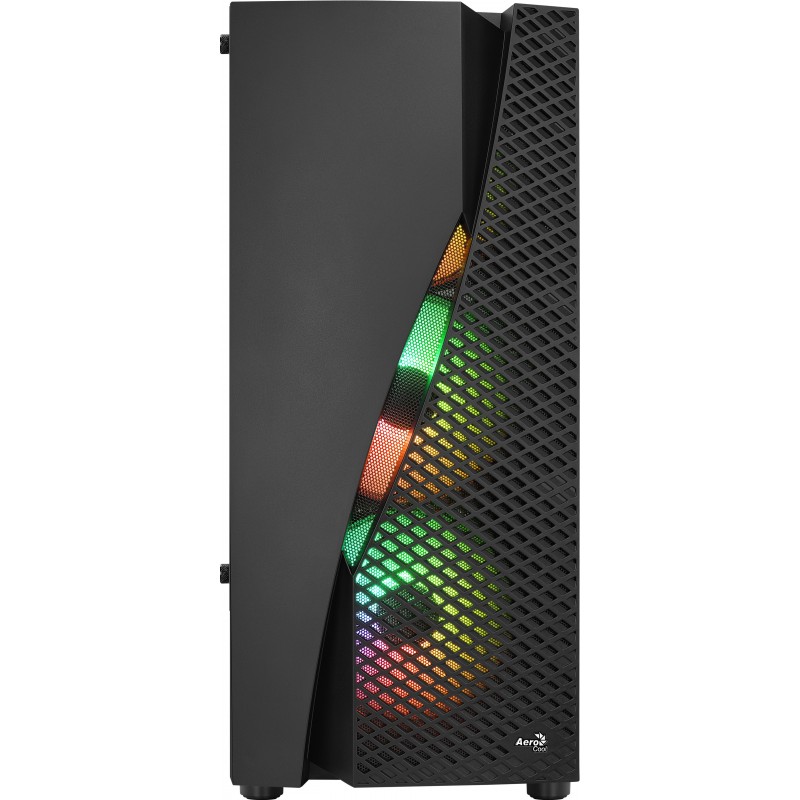 Case Aerocool Wave-G-BK-v3 Nero Vetro Temperato Midi Tower