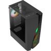 Case Aerocool Wave-G-BK-v3 Nero Vetro Temperato Midi Tower