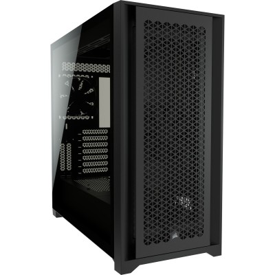 Corsair iCUE 5000D RGB Airflow Midi-Tower, Tempered Glass - schwarz