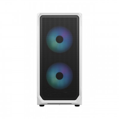 Case Fractal Design Focus 2 RGB White TG Clear Tint Bianco Midi Tower Vetro Temperato