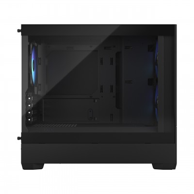 Case Fractal Design Pop Mini Air RGB Clear Tint Micro-ATX Vetro Temperato Nero