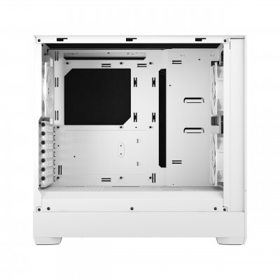 Case Fractal Design Pop Silent White TG Clear Tint Bianco Midi Tower Vetro Temperato