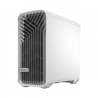 Case Fractal Design Torrent Compact White TG Clear Tint Bianco Midi Tower Vetro Temperato E-ATX