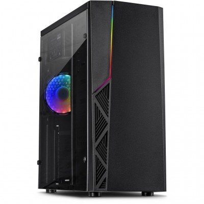 Case Inter-Tech B-02 RGB Nero Midi Tower