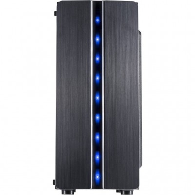 Case Inter-Tech Thunder Nero Midi Tower Pannello Laterale In Vetro Acrilico