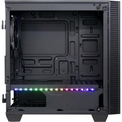 Case Inter-Tech X-608 Infinity Micro Infinity-Mirror Nero Vetro Temperato Midi Tower