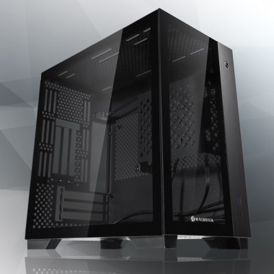 Case Raijintek PAEAN MINI Mini-ITX Vetro Temperato Nero