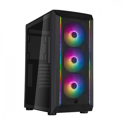 Case SilverStone Fara 511Z Midi-Tower Vetro Temperato Nero