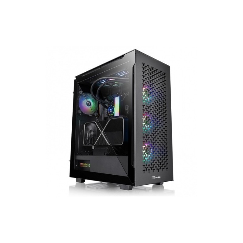 Case Thermaltake Divider 500 TG Air Nero Vetro Temperato Midi Tower