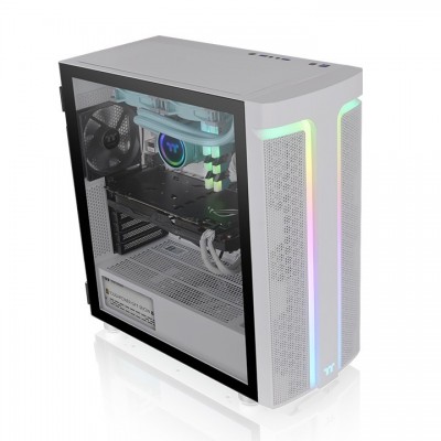 Case Thermaltake H590 TG ARGB Snow Bianco Vetro Temperato Midi Tower E-ATX