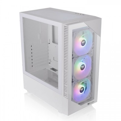 Case Thermaltake View 200 TG ARGB Snow Bianco Vetro Temperato Midi Tower