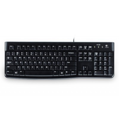 Tastiera Logitech Keyboard K120 USB QWERTY Nero