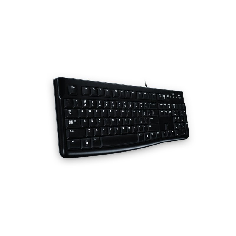 Tastiera Logitech Keyboard K120 USB QWERTY Nero