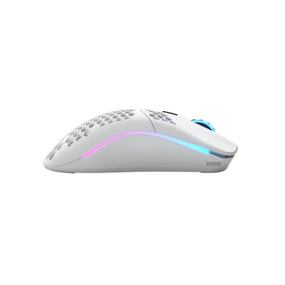 Mouse Glorious Wireless Modello O bianco opaco