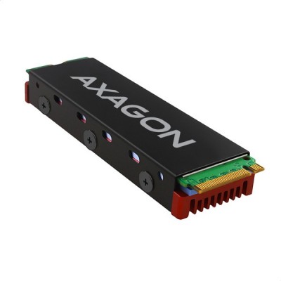 Dissipatore AXAGON CLR-M2 Passivo SSD M.2 Rosso