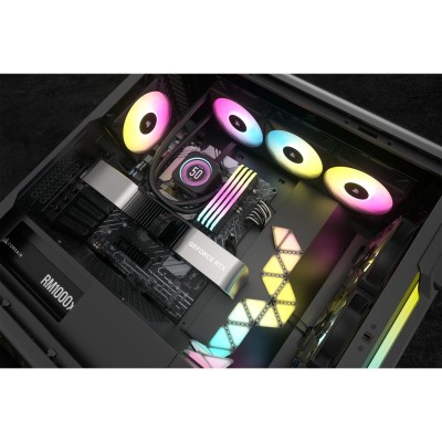 Dissipatore a Liquido Corsair iCUE H150i ELITE LCD XT 360mm Nero