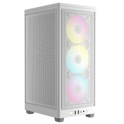 Case Corsair iCUE 2000D Airflow Mini-ITX RGB Bianco