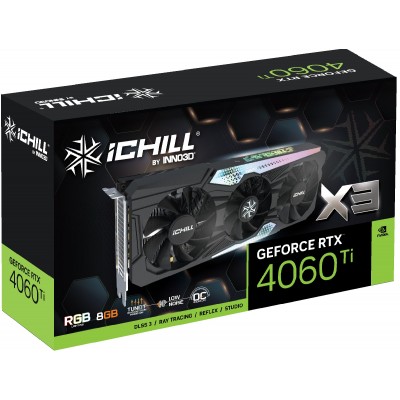 Scheda Video INNO3D GeForce RTX 4060 Ti iChill X3 8GB GDDR6