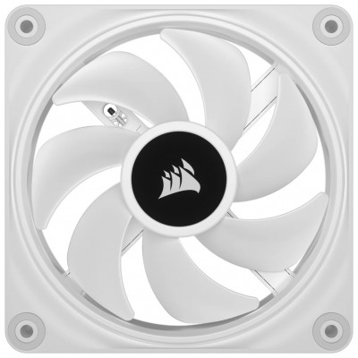 Ventole Corsair Confezione da 3 iCUE LINK QX120 RGB PWM - 120 mm, bianco