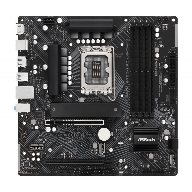 Scheda Madre ASRock B760M PG Lightning Intel B760 Socket 1700 DDR5