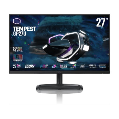 Monitor Cooler Master GP27-FUS 27'' UltraHD 4K VA AMD Free-Sync HDMI 2.1 Nero Argento