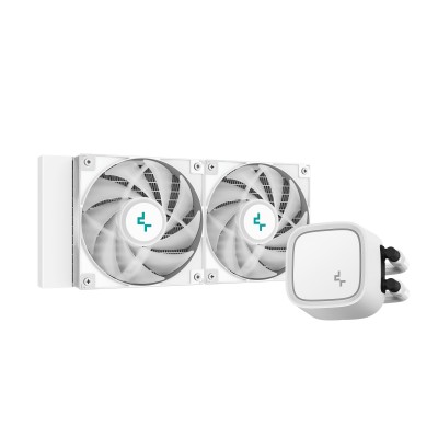 Dissipatore Cpu  a liquido DeepCool LE520 WH gammaxx series 240 mm - bianco